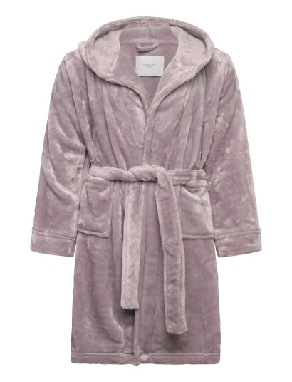 Rosemunde Kids Rhflurry Kids Hooded Fleece Robe - Purple - 140