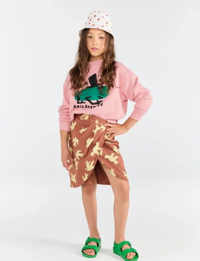 THE ANIMALS OBSERVATORY Bear Kid Sweatshirt Soft Pink Pink 116 THE ANIMALS OBSERVATORY Bear Kid Sweatshirt Soft Pink Pink 116