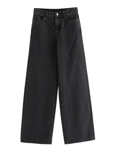 Lindex Denim Trousers Jackie Black - Black - 46
