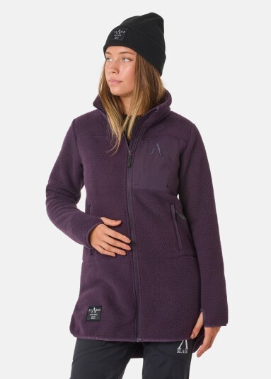 Slade Colorado Pile Coat W Dk. Plum 46 Vinterjakker