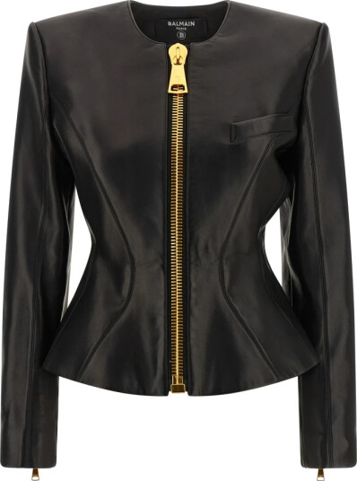 Balmain Dame Jakker Svart S, Balmain Dame Jakker Svart S,