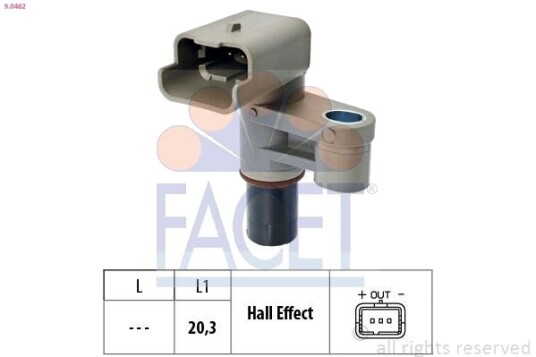 Sensor, kamakselposisjon FACET 9.0462