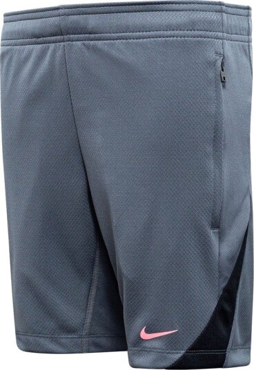 Nike Treningsshorts Dri FIT Strike   Grå/Svart/Rosa Barn størrelse L: 147 158 cm