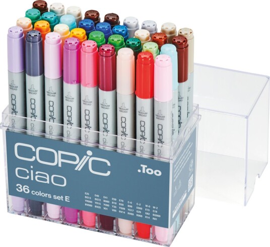Tusj Copic Ciao Alkoholbasert 36 Stk E
