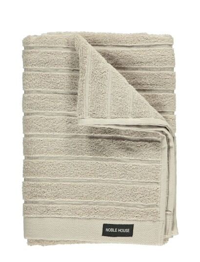 Noble House Terry Towel Novalie Stripe Beige Noble House LINEN BEIGE 70X130CM