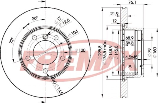 Bremseskive FREMAX BD-4839