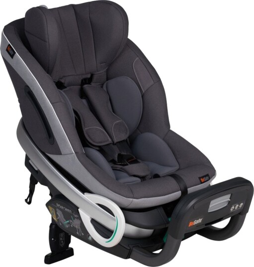 Besafe Bilstol Stretch 61-125cm/36 Kg Bakovervendt Beltemontert Metallic Mélange Svart