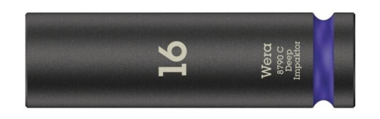Wera 8790 C Impaktor Deep 05004833001 Unbrako Topnøgleindsats 16 Mm 1/2 (12,5 Mm)