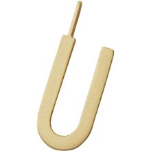 Design Letters Archetype Charm 16 mm Gold A-Z U