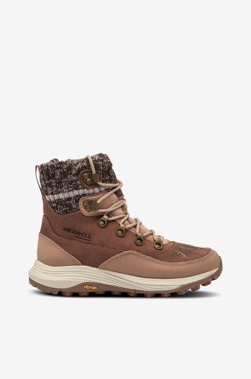 Merrell Vinterskoletter Siren 4 Thermo Mid Zip WP W Brun