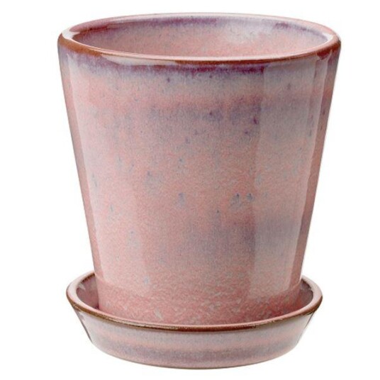 Knabstrup Keramik Krukke m/fat H12 cm rosa Knabstrup Keramik Krukke m/fat H12 cm rosa
