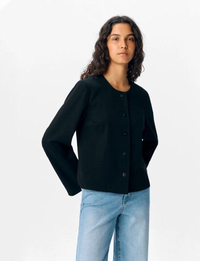 Object Objlisa L/S Re Blazer Noos Black 44 Object Objlisa L/S Re Blazer Noos Black 44