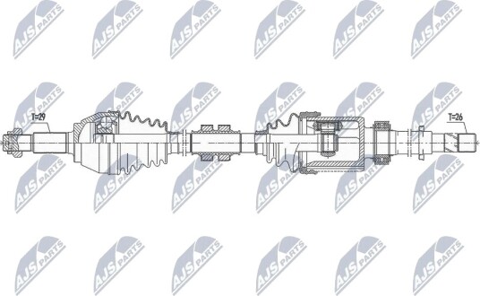 Nty Drivaksel NTY NPW NS 096