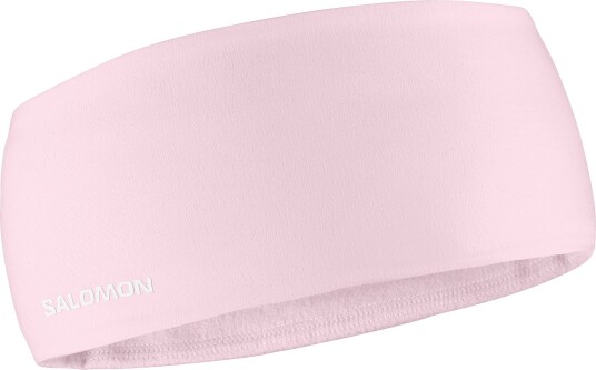 Salomon Unisex Run Tech Headband  Icy Pink/ One Size