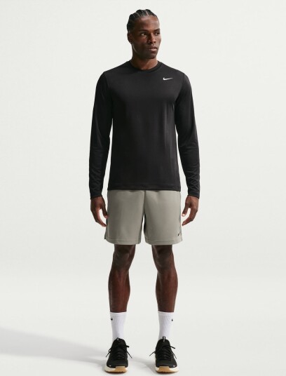 Nike Dri-Fit Long Sleeve Training T-Shirt Sort S