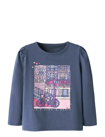 Name It Nmfollia Ls Top Pb Blue 116