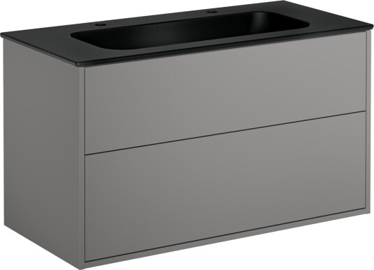 Gustavsberg Artic GB71ACVU10TL382 Kommodepakke askegrå/matt svart 100 cm 2 blandebatterihull Askegrå/mattsvart Baderom Gustavsberg Artic GB71ACVU10TL382 Kommodepakke askegrå/matt svart 100 cm 2 blandebatterihull Askegrå/mattsvart Baderom