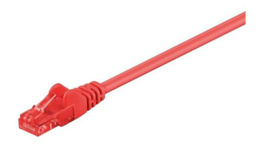 Goobay Cat 6 U/UTP Nettverkskabel 25m Rød