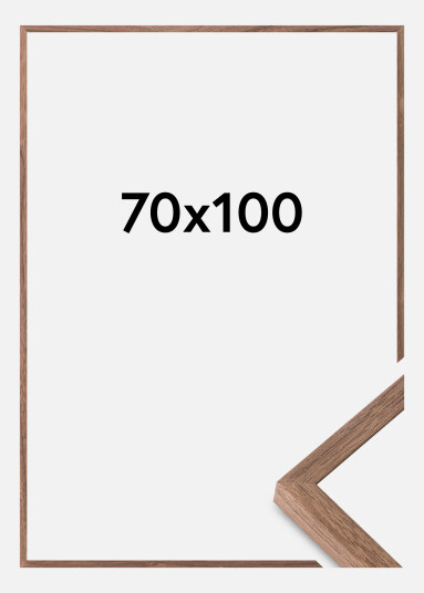 Focus Ramme Soul Walnut Veneer Akrylglass 70x100 Cm Focus Ramme Soul Walnut Veneer Akrylglass 70x100 Cm