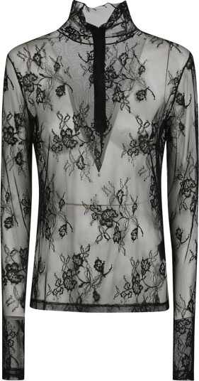 Patrizia Pepe Dame Topper Svart S, Patrizia Pepe Dame Topper Svart S,