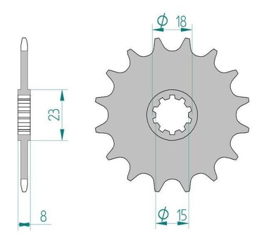 AFAM Framdrev 415 13T