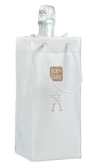 Ice Bag Champagnekjøler hvit