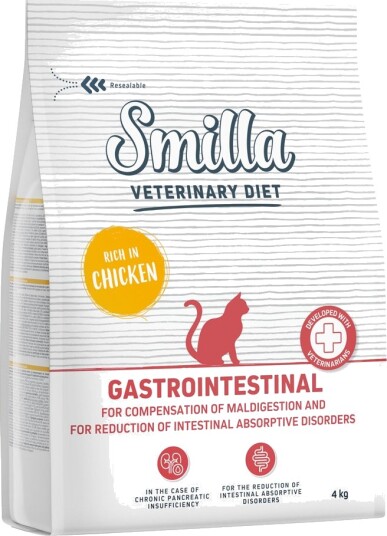 Smilla Veterinary Diet Tørrfôr Veterinary Diet Gastrointestinal Sparepakke Kylling 2 X 4 kg