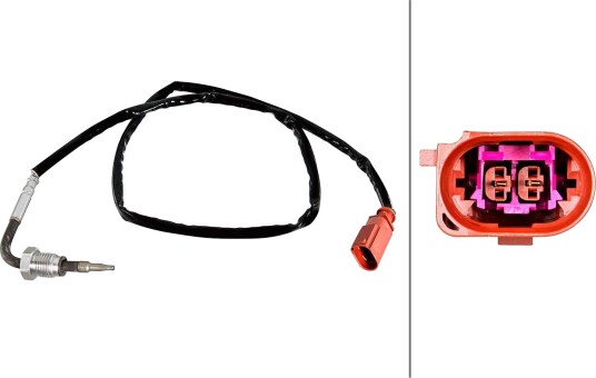 Sensor, eksostemperatur HELLA 6PT 358 226-291