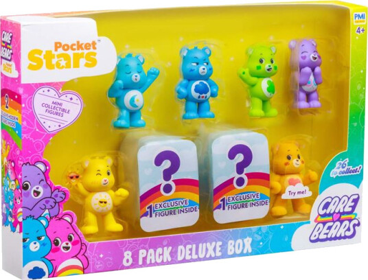 Care Bears 5 Cm Mini Figure 8 Pack Deluxe Box Asst