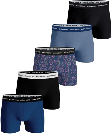 Bjørn Borg Shorts Essential Sammy 5pk Herre Multipack XXL