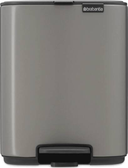 Brabantia Bo pedalbøtte 7 l Platinum Brabantia Bo pedalbøtte 7 l Platinum