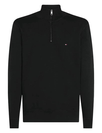 Tommy Hilfiger Essential Fleece 1/4 Zip - Black - XS