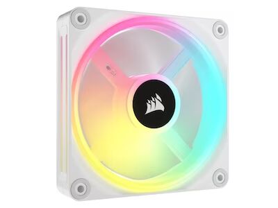 Corsair iCUE LINK QX120 RGB 120mm Kabinettvifte med Temperatursensor Hvit Corsair iCUE LINK QX120 RGB 120mm Kabinettvifte med Temperatursensor Hvit