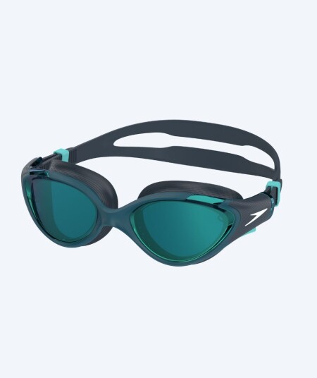 Speedo motions svømmebriller - Biofuse 2.0 Mirror - Mørk blå/grønn