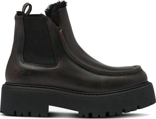 Copenhagen Studios Chelseaboots Cph725 Vintage Leather Teddy Svart Copenhagen Studios Chelseaboots Cph725 Vintage Leather Teddy Svart