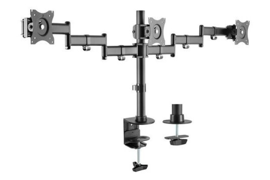 DUTZO Skjermholder for 3 skjermer (17"-27") - Office Pole-utgave DUTZO Skjermholder for 3 skjermer (17"-27") - Office Pole-utgave