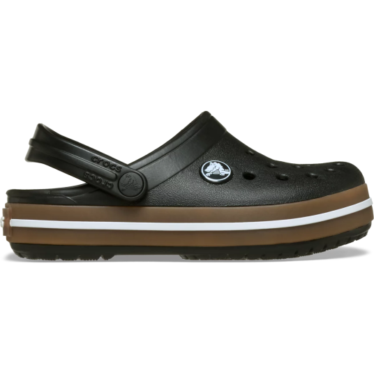 Crocs Kids" Crocband Gum Clog Black 28 29