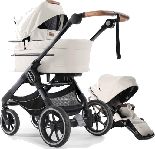 Emmaljunga Barnevogn NXT90 De Lux Sand Beige Leatherette