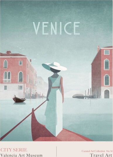 Plakat Venezia reise kunst