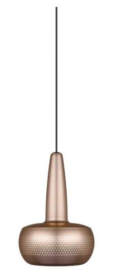 Umage Clava Taklampe med Rosett Børstet Kobber/ Sort