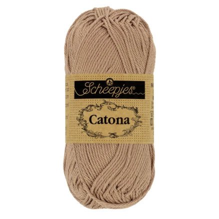 Scheepjes Catona Garn 506 Karamell - 25g