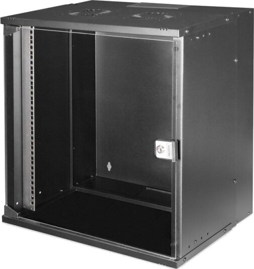 Digitus Soho Pro 12U Veggmontert Rackskap – Ral 9005 Svart 19"