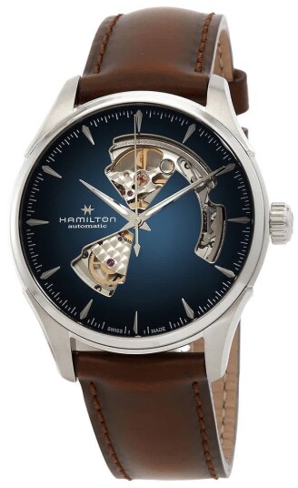 Hamilton Herreklokke H32675540 American Classic Jazzmaster Blå/Lær