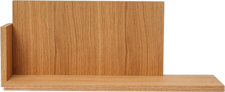 ferm LIVING   Stagger Hylle Low Oiled Oak   Lampemesteren