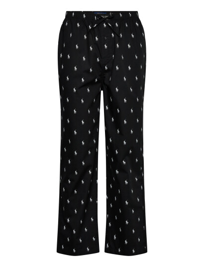 Polo Ralph Lauren Signature Pony Cotton Pajama Pant Black M Polo Ralph Lauren Signature Pony Cotton Pajama Pant Black M