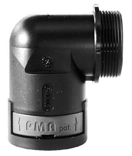 Rutab 1470111 Vinkelforskruing 90° IP66 12 mm M16x1.5 Installasjonsmaterial