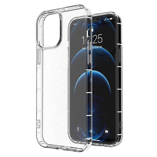 INCOVER iPhone 14 Plus Fleksibel Plast Airbag Deksel - Gjennomsiktig