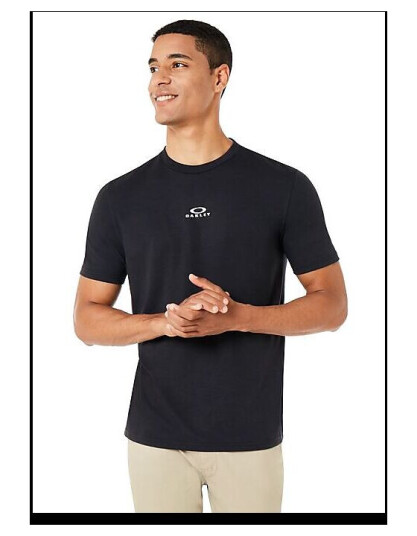 Oakley Bark New SS Tee Blackout - S Oakley Bark New SS Tee Blackout - S