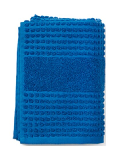 Juna Check Håndklæde Blue Juna BLUE 50X100CM
