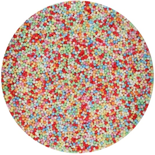 Funcakes Glutenfri Kakestrø Nonpareils Mix 80g Funcakes Glutenfri Kakestrø Nonpareils Mix 80g